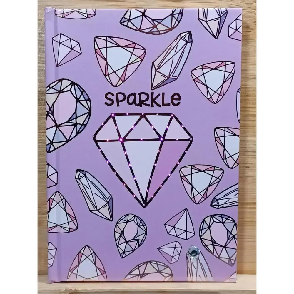 Sparkle LED Light-Up Notebook‎ with Diamond Design